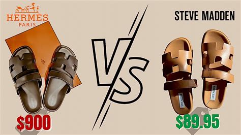 hermes genius sandal dupe|hermes sandals vs steve madden.